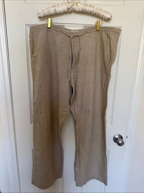 Men's Linen Drawstring Pants
